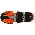 thumbnail image 2 of Krown Skateboard Rookie Red/Black Flame Complete, 2 of 4