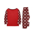 thumbnail image 5 of Family Matching Christmas Pajamas Set,Christmas Printed Red Long Sleeve Sleepwear, Soft Holiday PJs for Family Members of All Ages Great for Christmas Photos & Holiday Celebrations, 5 of 5