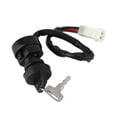 thumbnail image 1 of Rosie Clearance New High Quality Ignition Key Switch With 2 Keys Set Black For Multiple Model, 1 of 2