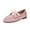 Pink, variant on Willtoo Womens Lace‑Up Loafers British Style Lightweight Flat Casual Shoes Soft Non‑Slip Slip‑On Walking Shoes for Daily Office Wear