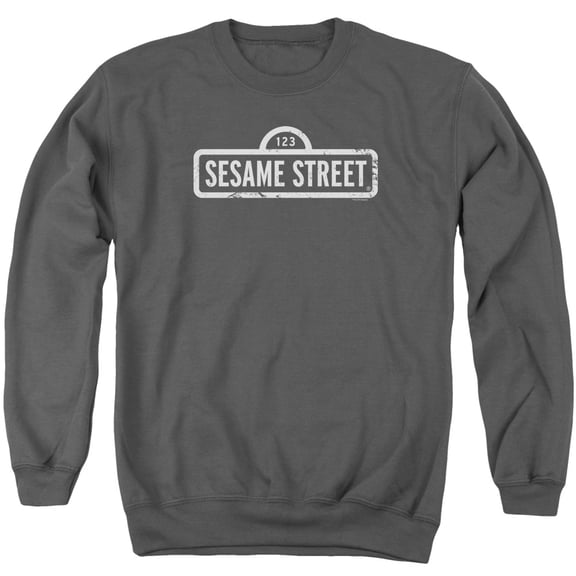 Sesame Street - One Color Logo - Crewneck Sweatshirt - XX-Large