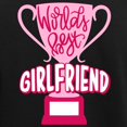 thumbnail image 3 of CafePress - World's Best Girlfriend Women's Dark Pajamas - Women's Short Sleeve Print T-Shirt and Pants Dark Cotton Pajama Set, 3 of 7
