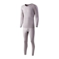 thumbnail image 1 of Chemises à Manches Longues pour Hommes Chemises à Manches Longues pour Hommes Coton Uni Coton Mince Col Rond Manches Longues sous-Vêtements Pantalon Ensemble, 1 of 8