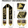thumbnail image 5 of Personalized Congrats 2025 Graduation Stole, Graduation Stole Custom School Name, Your Name, Graduation Sash Gift, Class of 2025 Grad Sash, 5 of 5