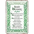thumbnail image 2 of Irish Metal Sign with Blessing Saying Celtic Design 12” x 8”, 2 of 2
