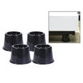 thumbnail image 4 of Furniture Non-Slip Heavy Duty Sofa Risers For Bed Riser Black Riser 2inch, 4 of 9