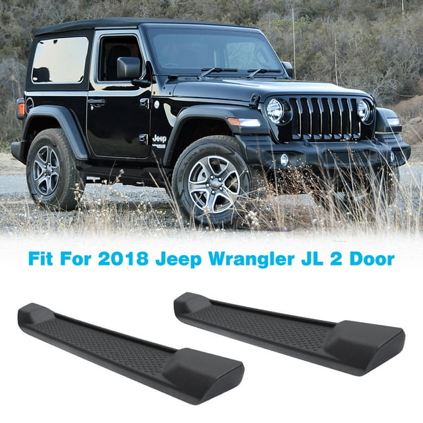For 2018 2019 Jeep Wrangler JL 2 Door Side Step Running Boards Nerf Bar New Body