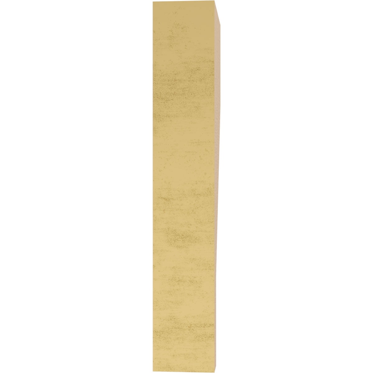 2"W x 4"D x 12"H Thin Clemmons Rough Cedar Woodgrain TimberThane Corbel, Primed Tan