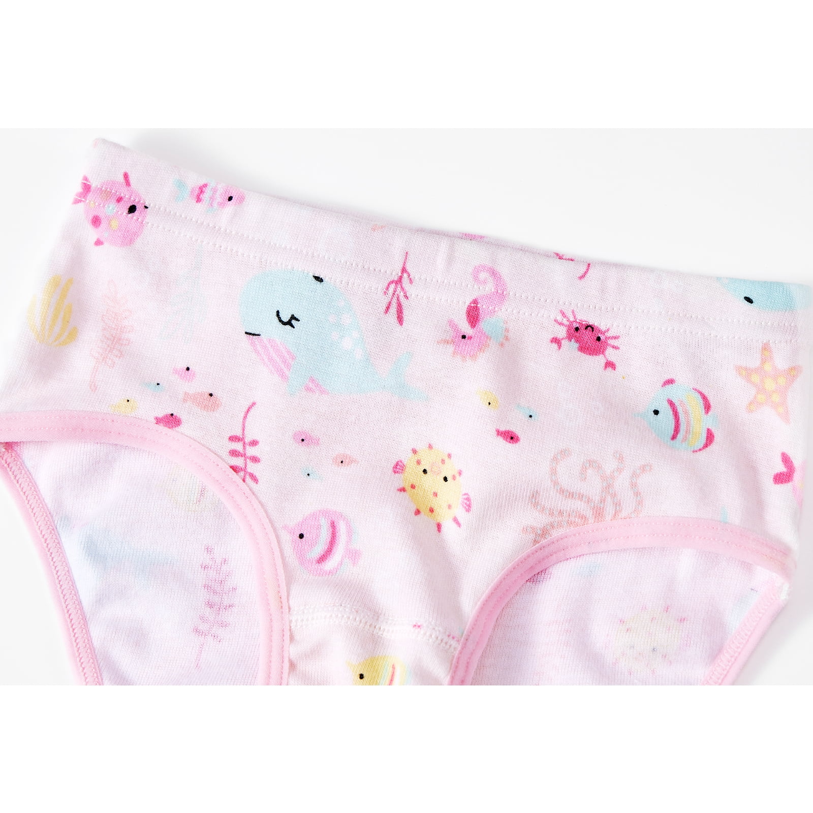 Kids Children Girls Underwear Cute Print Briefs Shorts Pants Cotton