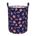 thumbnail image 1 of Balery American Stars Cesta de ropa redonda con asas, impermeable, independiente, para ropa, juguetes, dormitorio y familia-Medium, 1 of 6