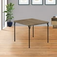 thumbnail image 4 of (2 pack) Mainstays Folding Card Table, 34 in Square, Rustic Oak Walnut, 4 of 11