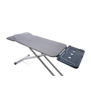 TIVIT 18 x 47 3 Piece Ironing Board Cover and Pad, Italian Made, Upgraded Cover for Pro Board, Mabel Home Board, Phillips Easy8, Alumitek Treated Triple Layer Construction with Straps Color: Gra