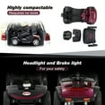 thumbnail image 5 of Folding Mobility Scooter for Seniors, Zarler Electric Powered Wheelchair Device for Travel, 4 Wheels, Purle, 5 of 9