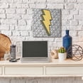thumbnail image 2 of Stupell Industries Lightning Bolt Shape Pop Art over High Fashion Pattern Designed by Ziwei Li, 2 of 6