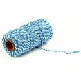 thumbnail image 1 of BUYISI Textile Art Vibrant S Diy Home Textile Cotton Rope Jewelry Making Wrapping 18 Blue + White, 1 of 5