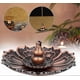 thumbnail image 3 of Stick Incense Holder, Mini Lotus Stick Incense Burner Base, Flower Shape and Classic Burner (Red Bronze), 3 of 5