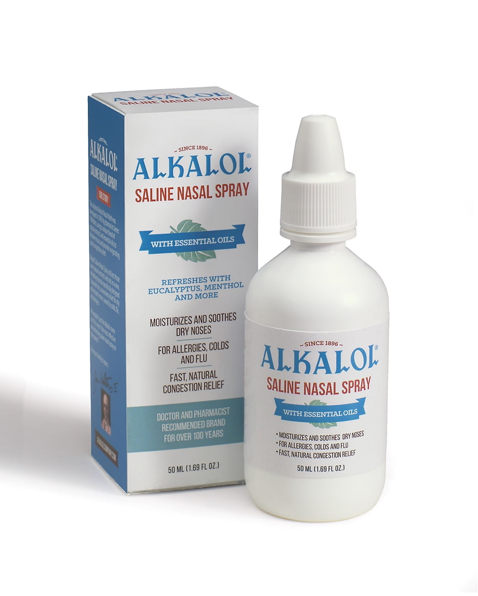 Alkalol Saline Nasal Spray, 1.69 oz