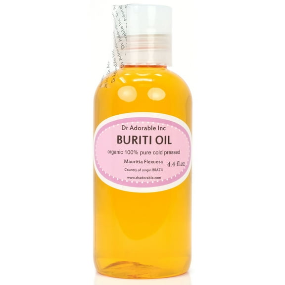 Dr Adorable - 4 oz - Buriti Exotic Oil - 100% Pure Organic Cold Pressed Natural