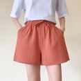 thumbnail image 5 of TRUBKH shorts for women athletic shorts for women cotton shorts for woman womens shorts casual bermuda shorts for women Red S, 5 of 8