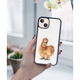 thumbnail image 5 of FINCIBO Soft Rubber Protector Cover Case for Apple iPhone 13 6.1" 2021 (NOT FIT Apple iPhone 13 mini 5.4" 2021/iPhone 13 Pro 6.1" 2021/iPhone 13 Pro Max 6.7" 2021), Fluffy Silkie Chicken, 5 of 5