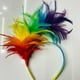 thumbnail image 1 of Diadema de plumas para fiestas, festivales, espectáculos, festivales, carnavales, joyas, 1 of 5