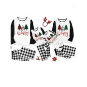 Multitrust Family Matching Christmas Pajamas Set for Dad Mom Baby Kids