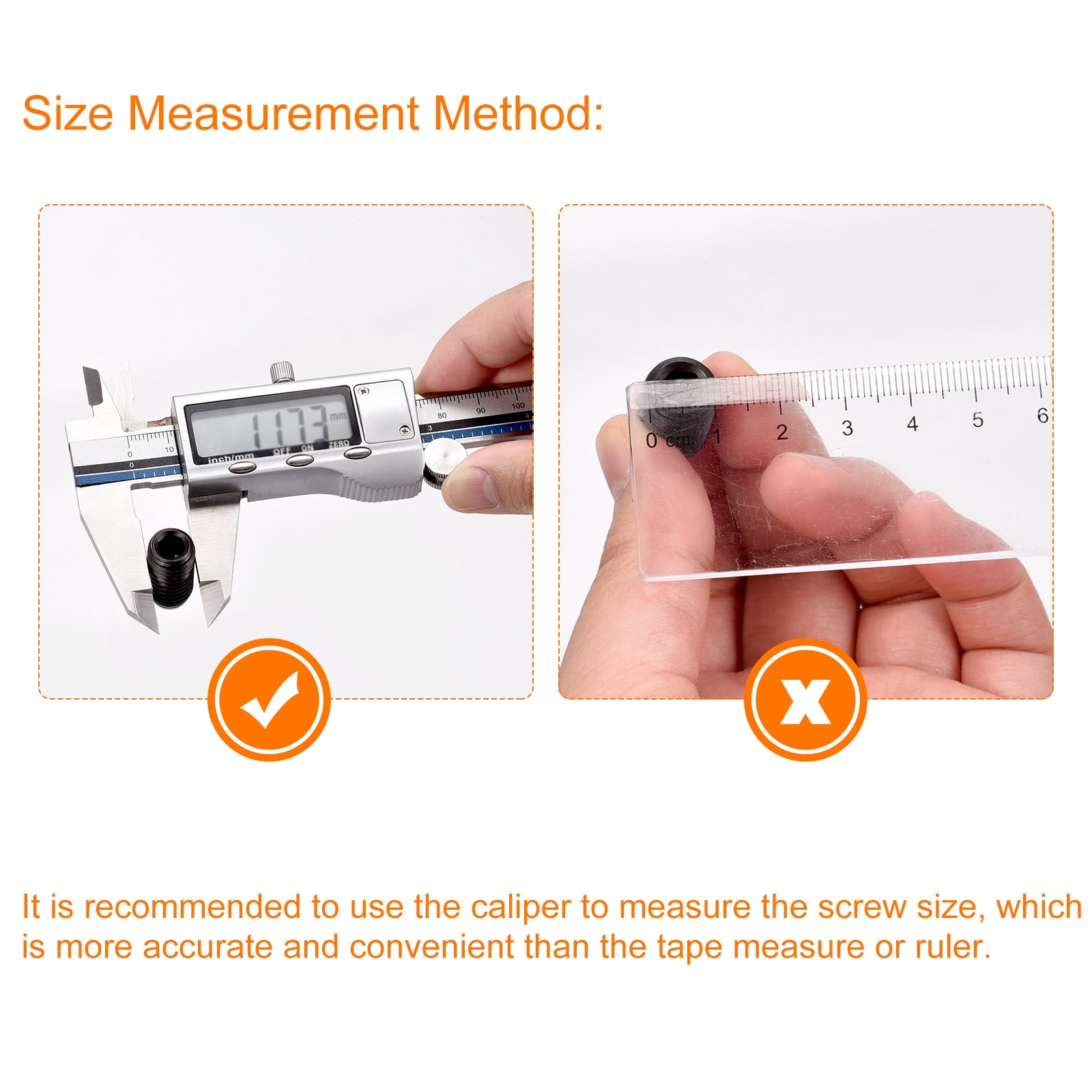 Unique Bargains High Carbon Steel Metric Spring Hex Socket Ball Point Set Screw  M8 x 20mm
