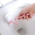 thumbnail image 3 of Escobilla Baño Curvada 1 Unidad Con Orificio para Cepillo Fregado Inodoro en Forma S MIni, 3 of 7