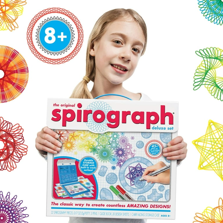 Kahootz Spirograph Deluxe Set, Arts and Crafts, Drawing Kit