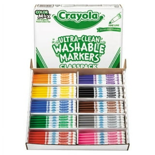 Crayola Bulk Broad Line Washable Markers, School Supplies Classpack, 2 –  ToysCentral - Europe