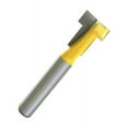 3/8'' TSlot Cutter 1/4'' Shank Steel Handle Milling Woodworking Router