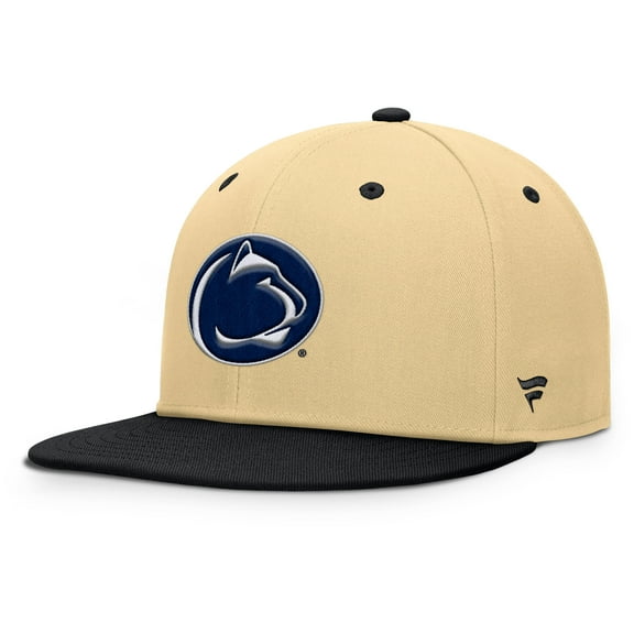 Men's Fanatics Khaki/Black Penn State Nittany Lions Balance Fitted Hat