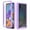 Purple, variant on Galaxy A21S Case with Built in Screen Protector,Dteck Full-Body Shockproof Rubber Hybrid Protection Crystal Clear PC Back Protective Phone Case Cover for Samsung Galaxy A21S,Black