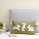 thumbnail image 4 of Decoraciones de Pascua, lindas fundas de almohada con conejos, bordadas estereoscópicamente, ideales para dormitorios, sofás y sillas de Pascua. Fundas de almohada decorativas de poliéster., 4 of 6