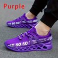thumbnail image 3 of Ultra-Lightweight Comfort Fit Running Shoes - Breathable, Non-Slip, Wear-Resistant, and Color-Blocking Design for All-Season Outdoor Travel, Walking, and Sports - Fabric Upper, Rubber Sole, and Soft I, 3 of 5
