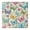 Colorful Butterfly Flower-1, variant on Colorful Rainbow Tie Dye Spiral Pattern Square Fitted Tablecloth with Elastic Edge,Square Table Cover,Washable Elastic Table Cover for Home Kitchen Party Decor 34"x34"