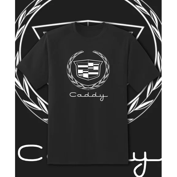 RARE Cadillac Simple Black T shirt Escalade El Dorado DeVille Adult & Youth Fast Ship