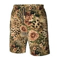 thumbnail image 4 of Cauagu Animal Leopard Print Men's Swim Trunks,Hawaiian Bathing Suit Swimsuits Beach Shorts with Pockets for Men Quick Dry Swimming Board Shorts-Medium, 4 of 6