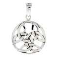 thumbnail image 1 of Sterling Silver Celtic Knot Charm, 1 inch, 1 of 1