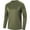 Army Green, variant on yillto Men's Big and Tall Long Sleeve Tshirts Crew Neck Loose Tee Shirt Summer Solid Color Soft Tops