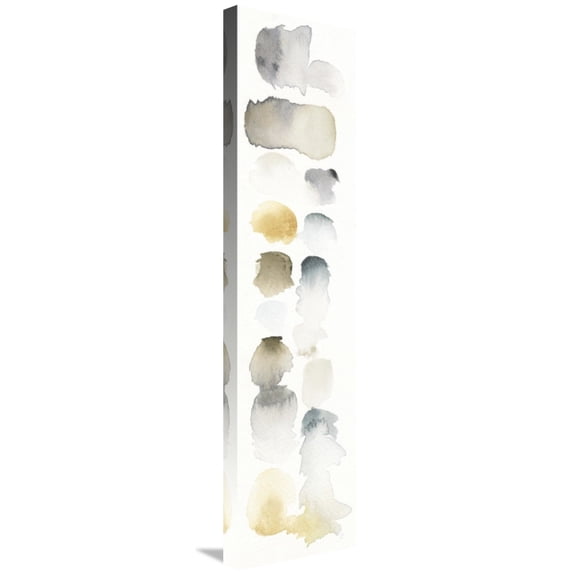Global Gallery's 'Watercolor Swatch Panel Neutral I' by Elyse DeNeige Stretched Canvas Wall Art
