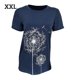 thumbnail image 2 of Guardurnaity Camisas de cuello para mujer, camisetas transpirables de verano de estilo Simple de diente de león de manga corta, ropa Unisex, Prendas para la parte del cuerpo Azul XXL, 2 of 6