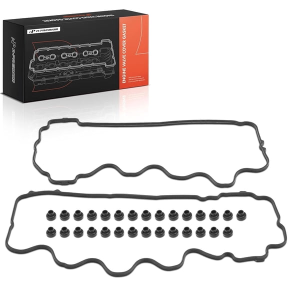 A-Premium Engine Valve Cover Gasket Set Compatible with Ford F-150 F-250/350 SD Mustang Expedition Explorer & Lincoln Mark LT Navigator & Mercury Mountaineer & Avanti Avanti V8 4.6L 5.4L