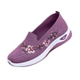 thumbnail image 2 of Caywon Women Loafers Sneakers, Embroidered Floral Mesh, Breathable Lightweight Casual, Comfortable Ladies Shoes Zapatillas Mujer, 2 of 8
