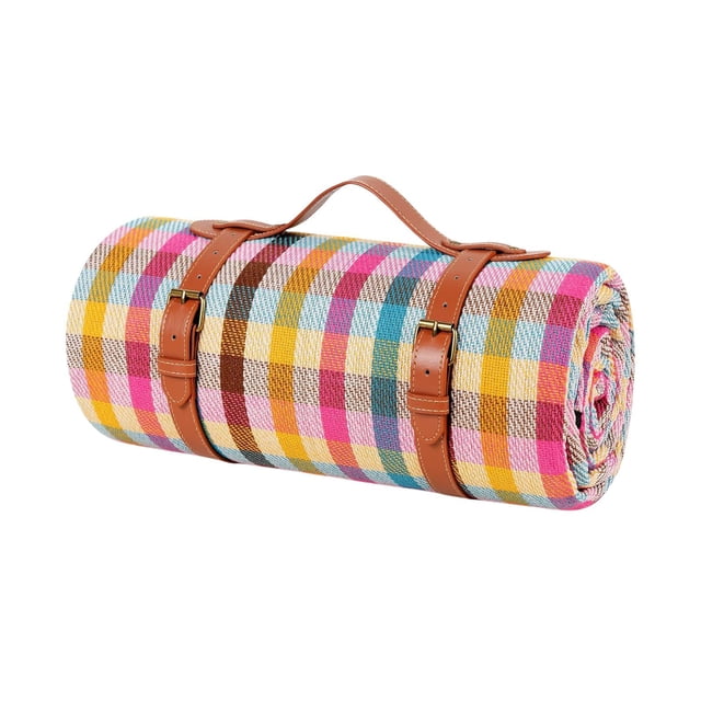 Tapis de Plage Anti-Sable pour Pique-Nique en Plein Air. Adapté pour Voyage Camping et Randonnée