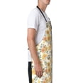 thumbnail image 2 of Goofa Hippie Bee Honeycomb Printed Waterproof Apron 33" Chef Aprons for Men Heavy Duty Chemical Work Apron Adjustable Bib Apron, 2 of 9