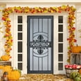 thumbnail image 2 of Grisham Deluxe Steel Security Door,36'' x 80''  Metal Tempered Glass Door Screen Replacement Enter Doors,Storm Door, 2 of 7