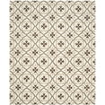 thumbnail image 2 of SAFAVIEH Four Seasons Jillean Floral Polyester Area Rug, Ivory/Grey, 8' x 10', 2 of 6