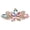 Flower + Multicolour, variant on batmeuy Women Fashion Flower Leaf Crystal Rhinestone Hair Barrette Clip Hairpin Jewelry