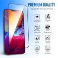 thumbnail image 2 of FYBTO Anti Blue Light Screen Protector Compatible for iphone 13 Pro Max 6.7 Inch Screen Cover Saver Full Coverage Tempered Glass Film 9H Hardness 2.5D Edge Scratch-resistant Bubble Free, 2 of 5